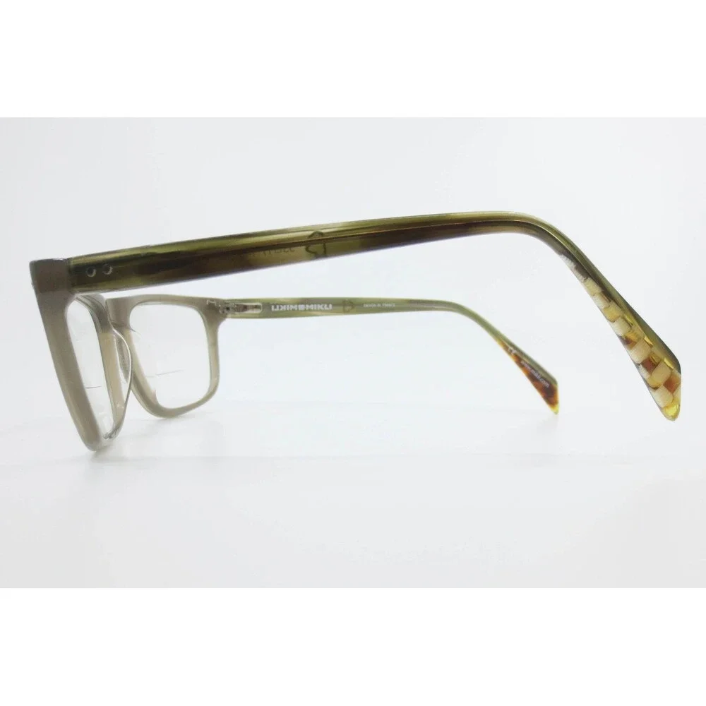 Alain Mikli ML1260 C029 Olive Green Marbled Rectangular Eyeglasses Frames
